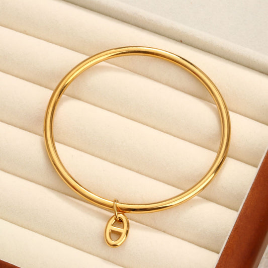 Bracelet doré à boucle